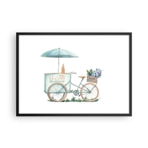 Poster în ramă neagră - O dulce amintire de vară - 70x50 cm