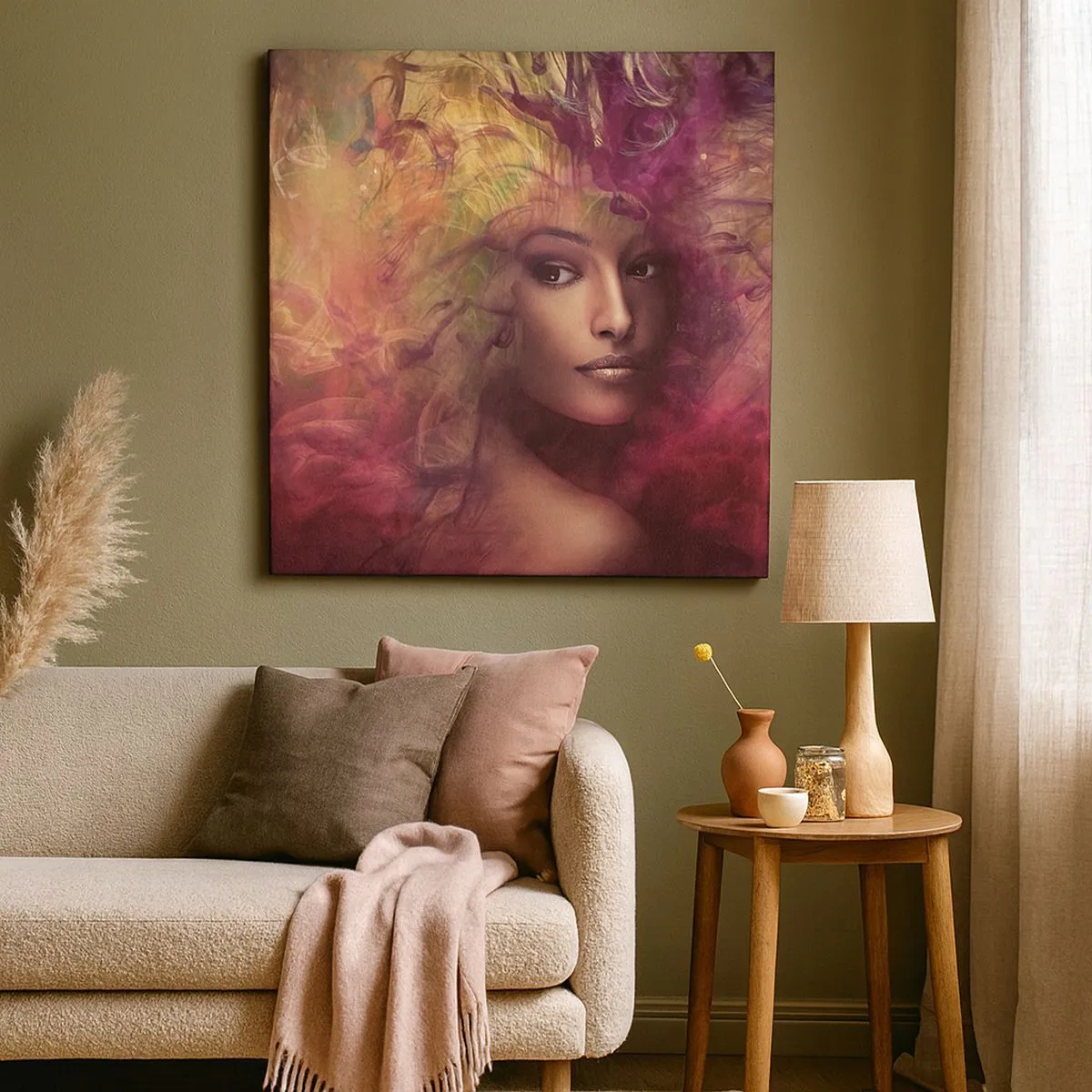 Tablou pe pânză - Iată-mă! - 30x30 cm