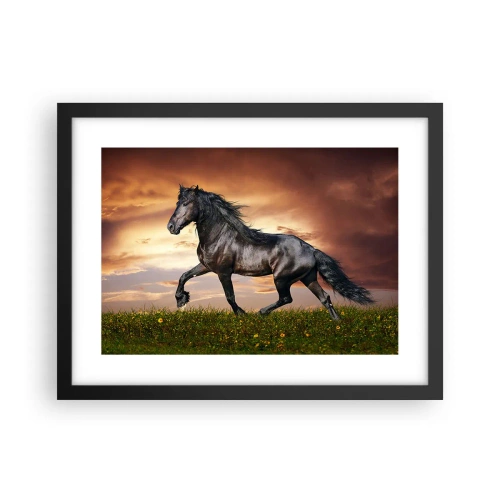 Poster în ramă neagră - Prințul negru - 40x30 cm