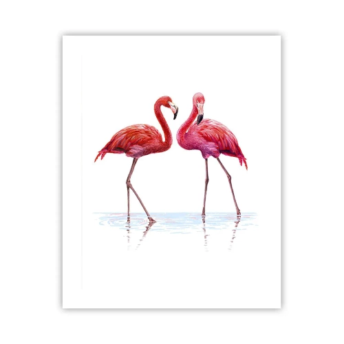 Poster - Pink randez-vous - 40x50 cm