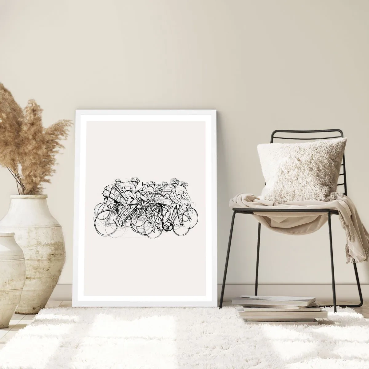 Poster în ramă albă - Mână în mână - 30x40 cm