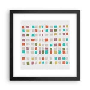 Poster în ramă neagră - Joc necunoscut - 30x30 cm