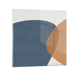 Tablou pe sticlă - Ovale și influențe - 30x30 cm