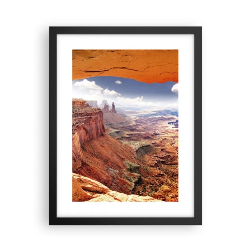 Poster în ramă neagră - Sculptat de natura însăși - 30x40 cm