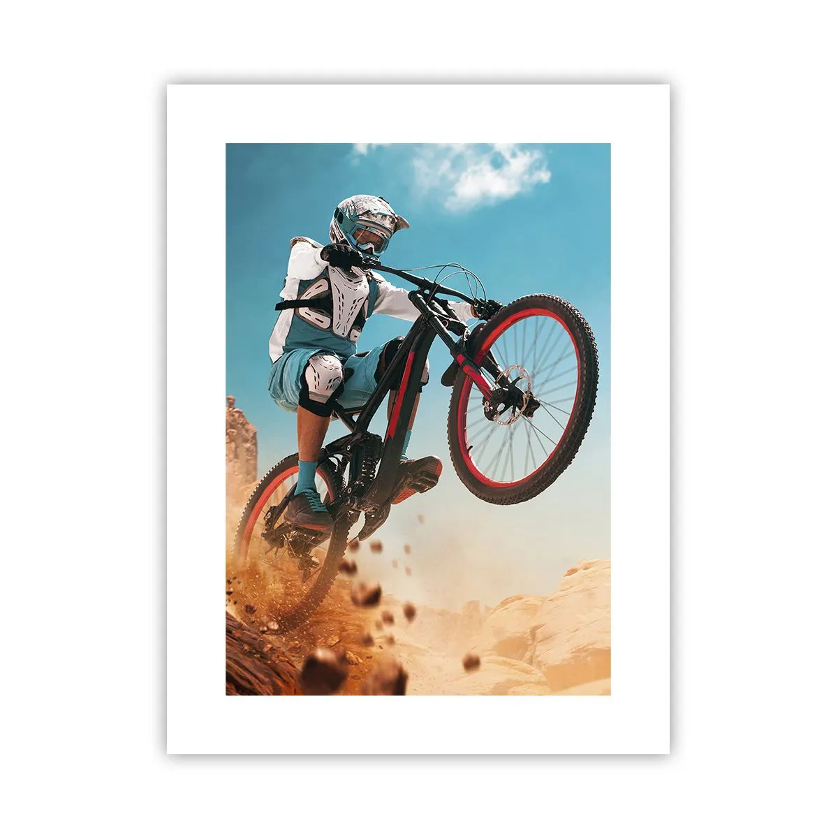 Poster - Nebunia demonului bicicletei - 30x40 cm