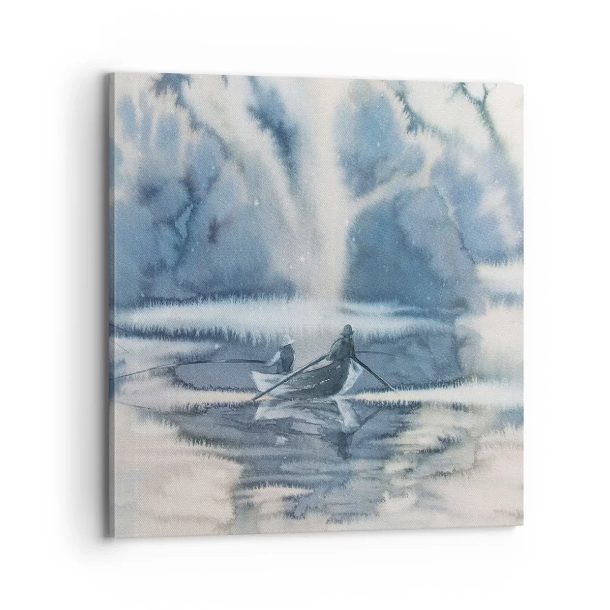 Tablou pe pânză - Pescarii în paradisul lor - 70x70 cm