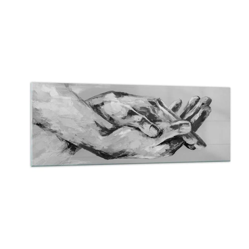 Tablou pe sticlă - Începutul... - 140x50 cm