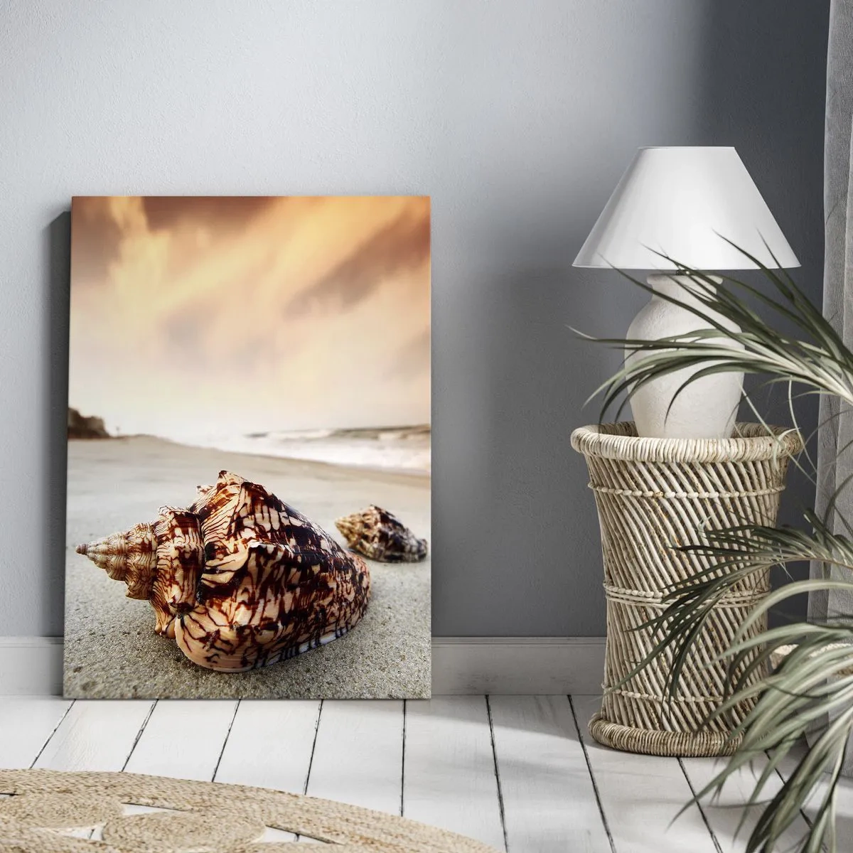 Tablou pe pânză - Exilate de valuri - 80x120 cm