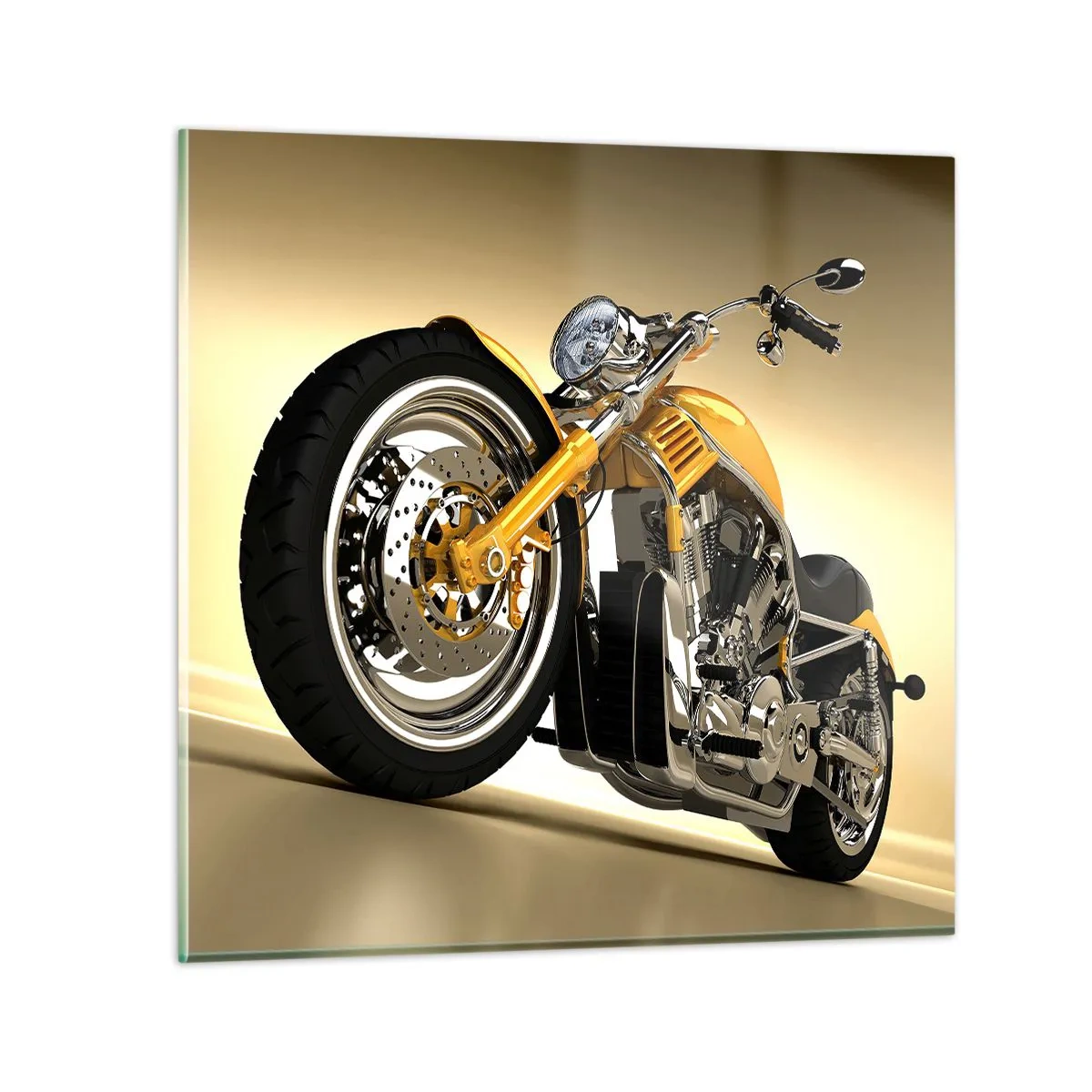 Tablou pe sticlă - Un vis de forță și viteză - 50x50 cm