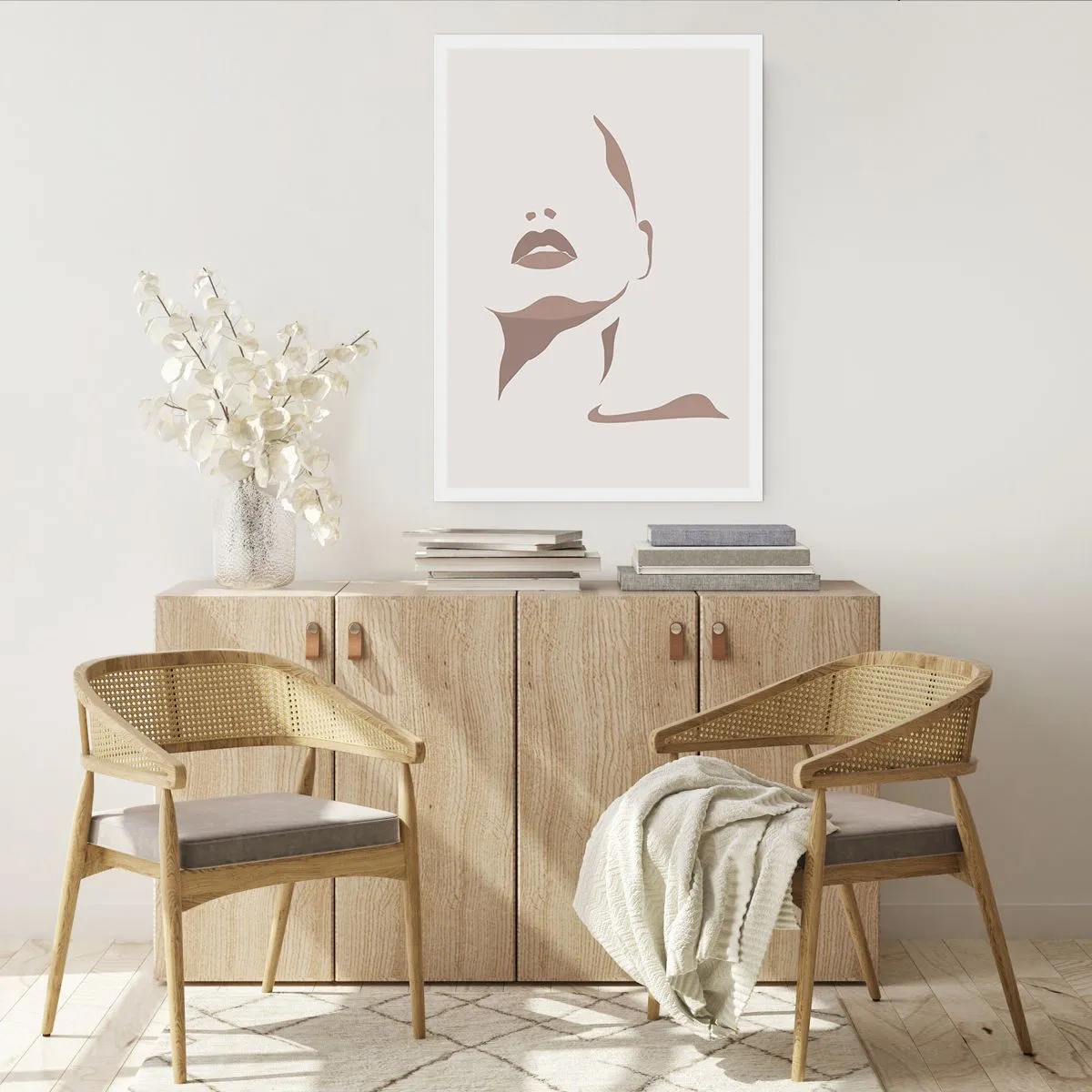 Poster - Creată din lumină și umbră - 50x70 cm