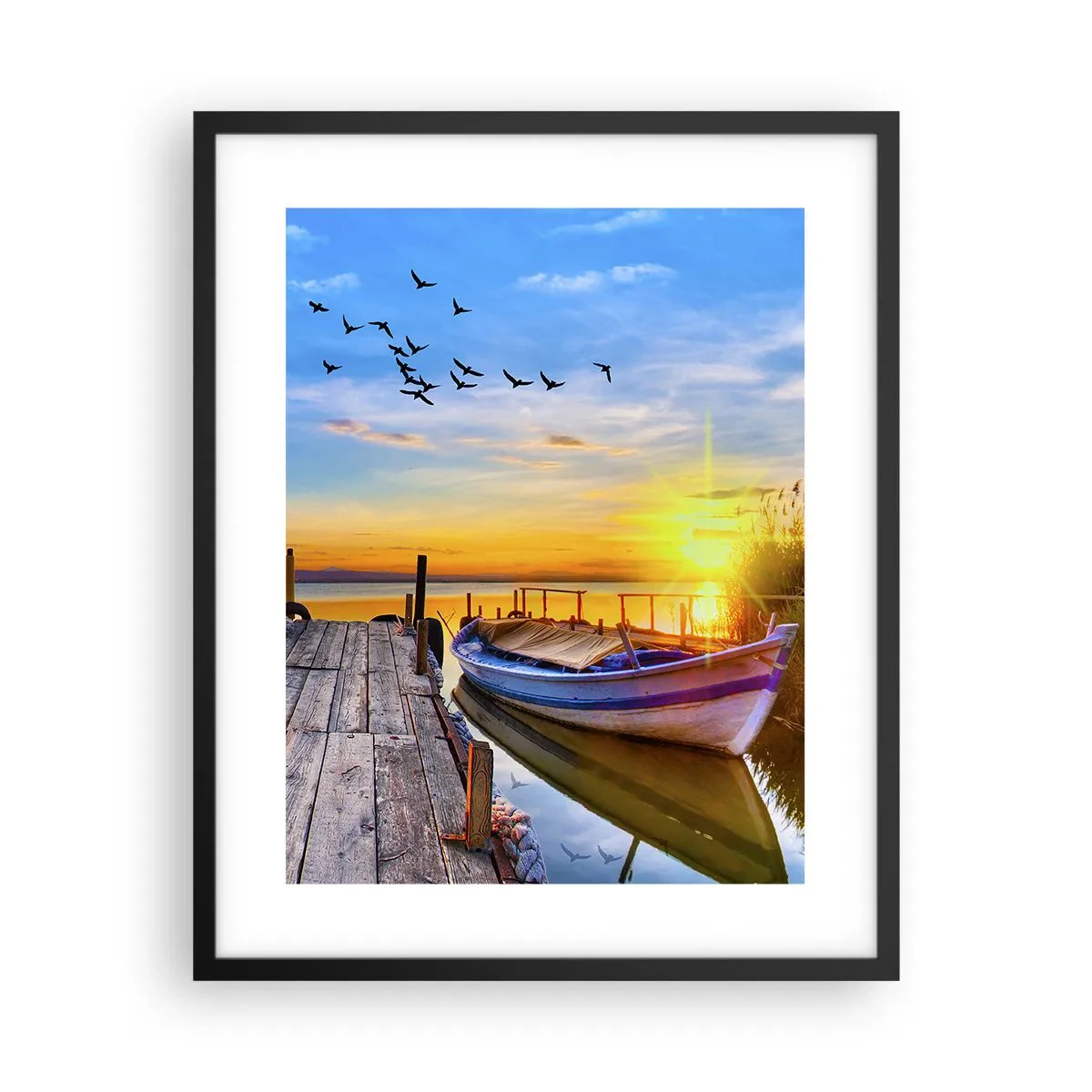 Poster în ramă neagră - La revedere, până mâine - 40x50 cm