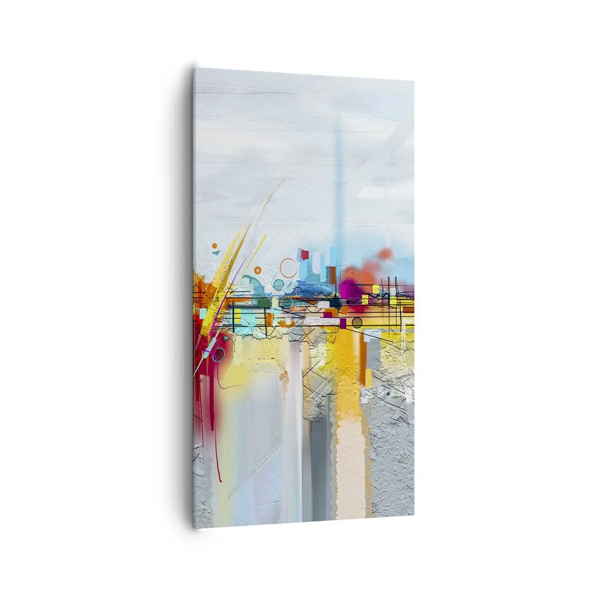 Tablou pe pânză - Pod de bucurie peste râul vieții - 65x120 cm