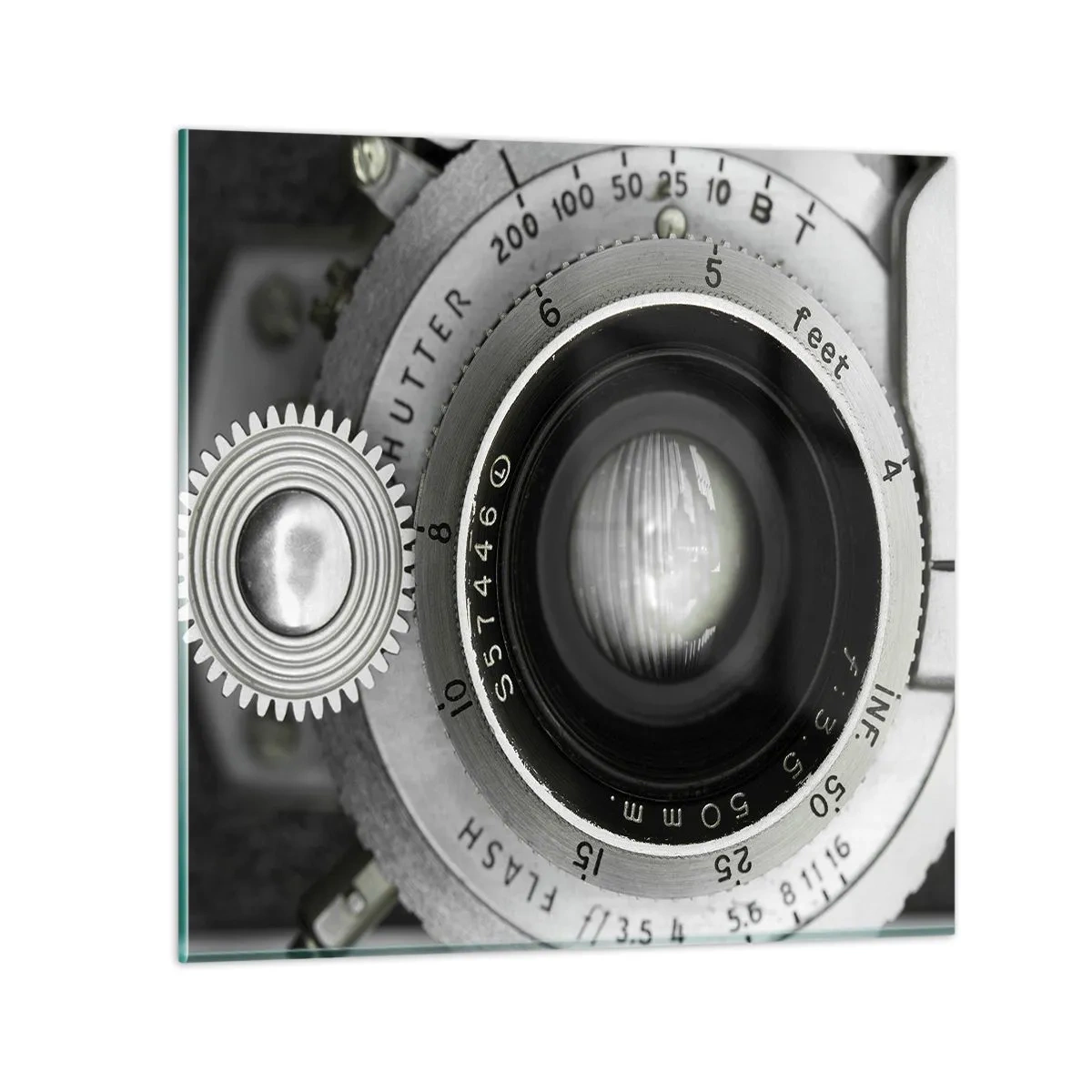 Tablou pe sticlă - Povestea de la Hollywood - 50x50 cm