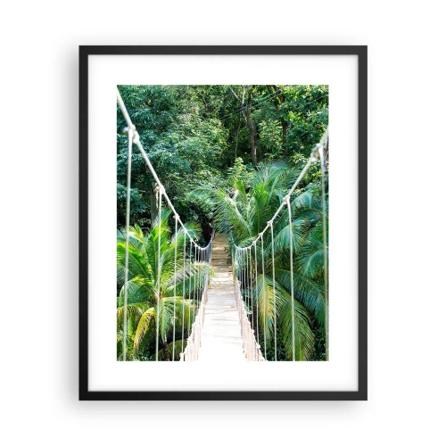 Poster în ramă neagră - Welcome to the jungle! - 40x50 cm
