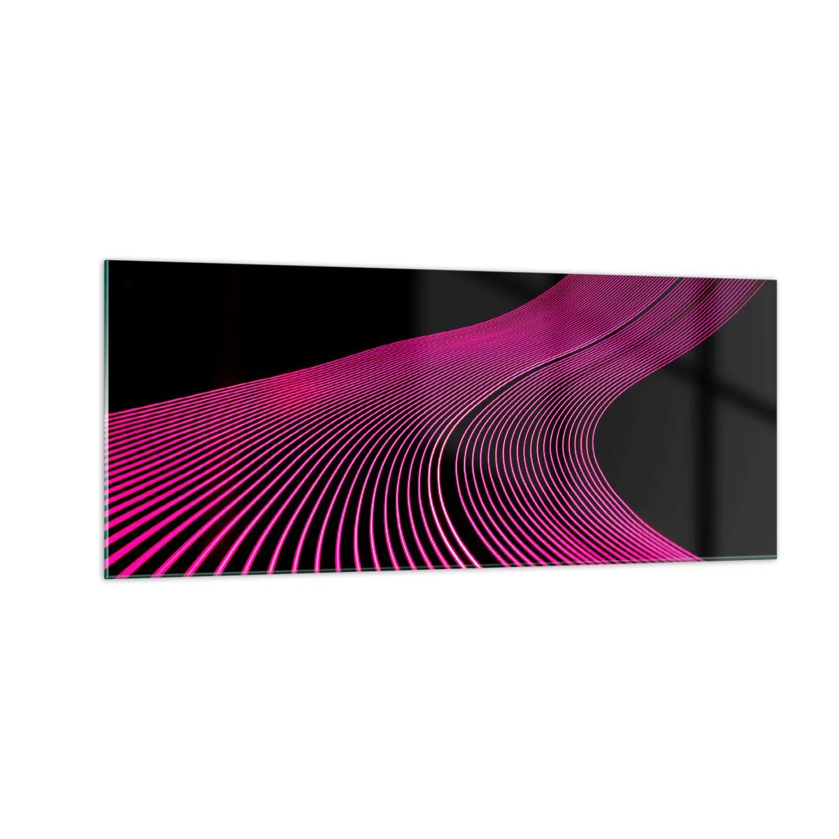 Tablou pe sticlă - Bulevardul de lumină - 100x40 cm