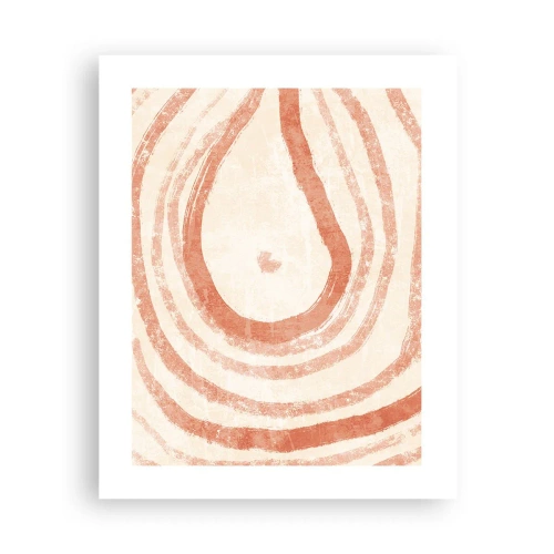 Poster - Cercuri de corali - compoziție - 40x50 cm