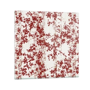 Tablou pe sticlă - Ca un percal vechi - 60x60 cm