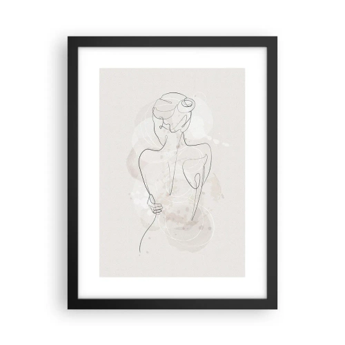 Poster în ramă neagră - Ca un instrument sensibil - 30x40 cm