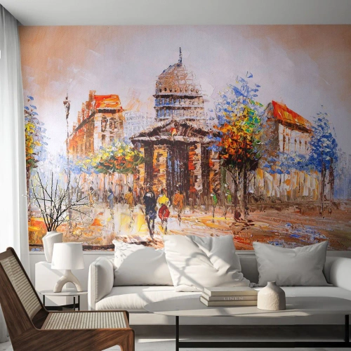 Tapet Standard Eco - O plimbare pariziană - Arhitectură, Oraș, Franţa - 150x105 cm