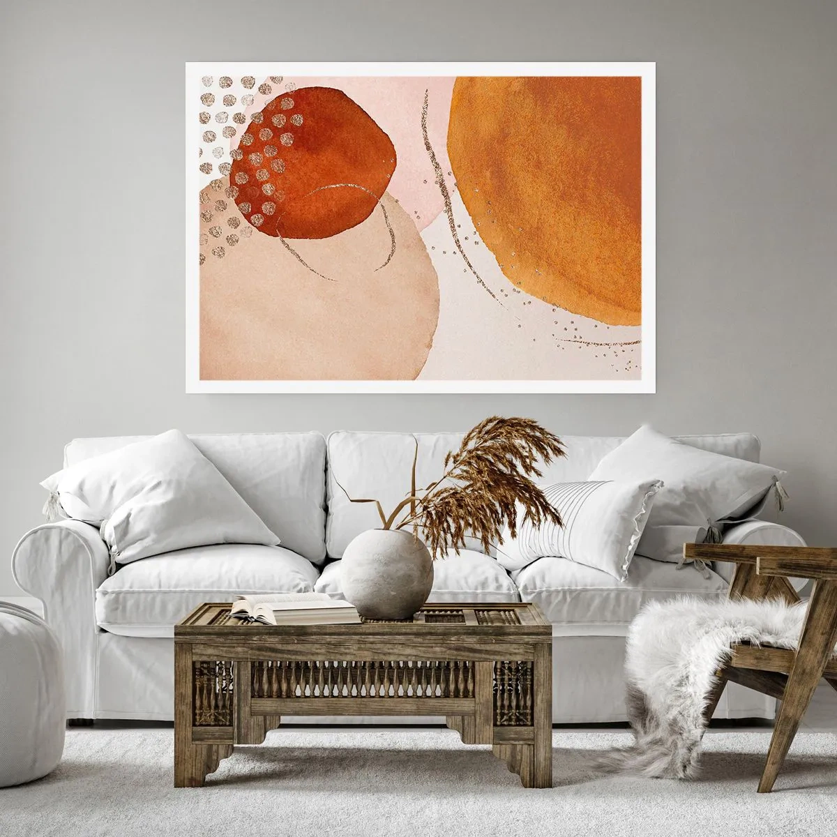 Poster - Rotunjime și mișcare - 70x50 cm