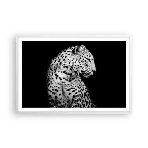 Poster în ramă albă - Profilul drept perfect! - 91x61 cm