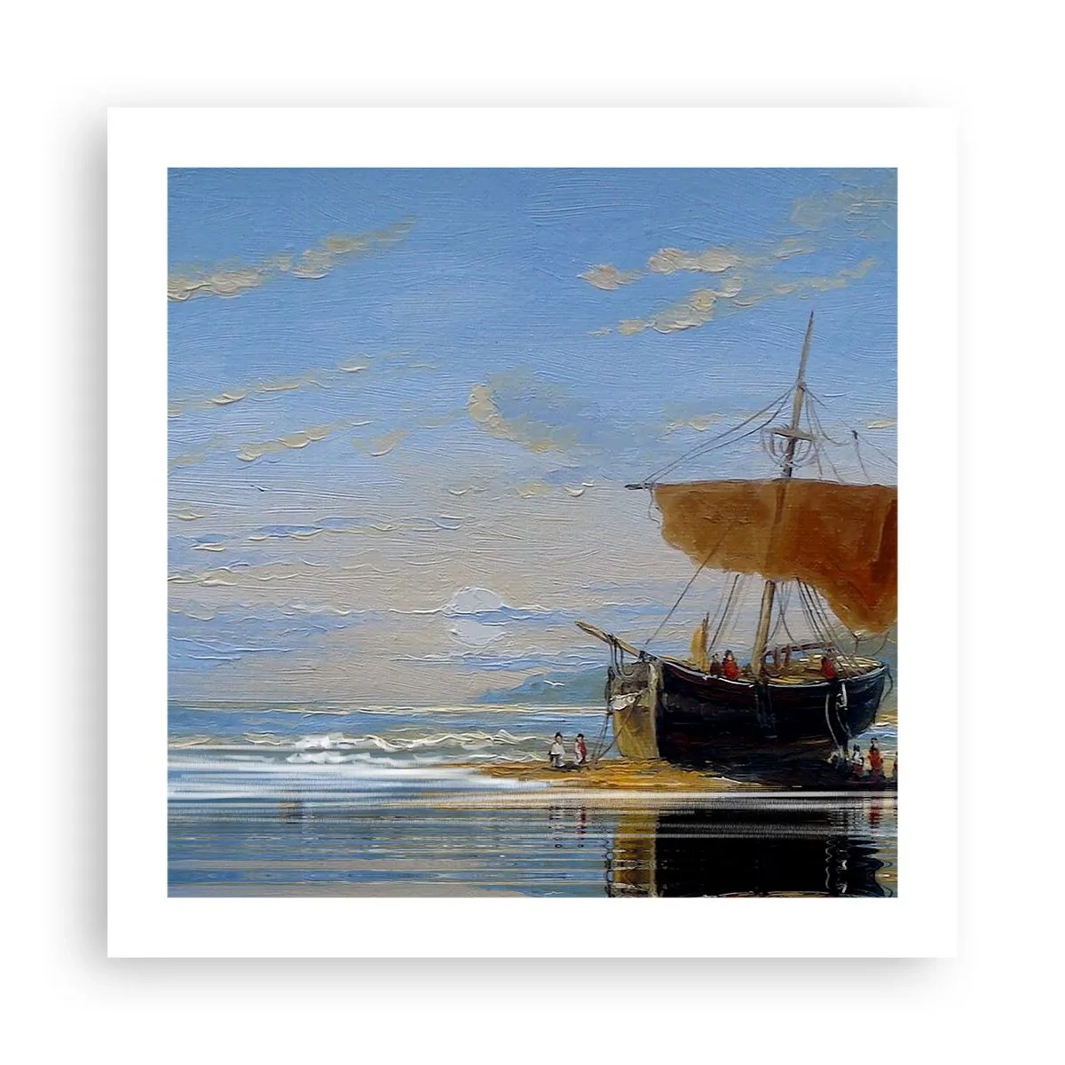 Poster - Apă, pământ, aer - 50x50 cm