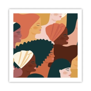 Poster - Numai feminitate - 60x60 cm