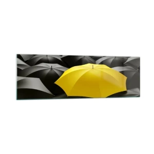 Tablou pe sticlă - La revedere, tristețe - 160x50 cm