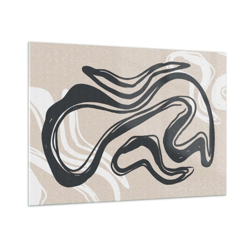 Tablou pe sticlă - Expresie multiplicată - 100x70 cm