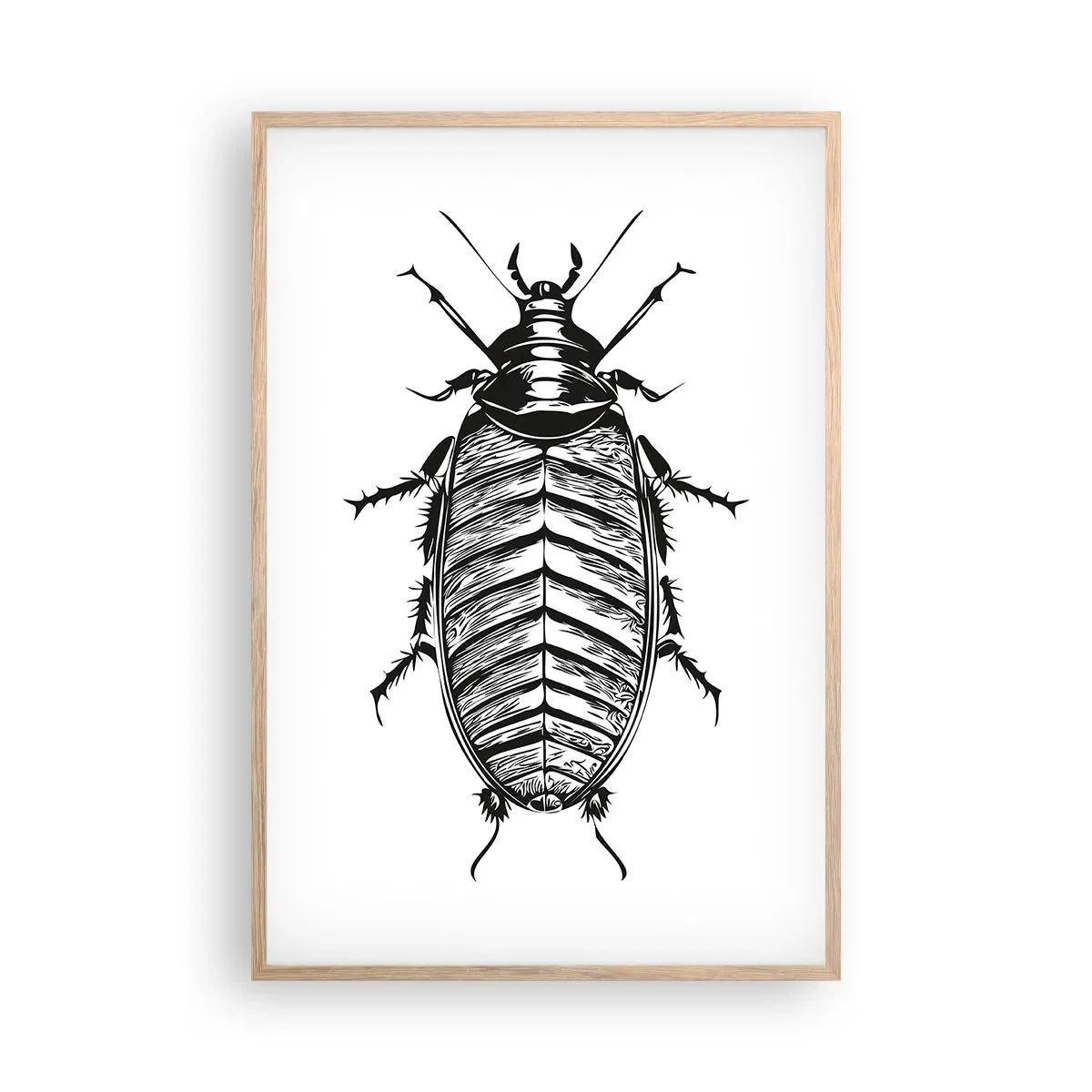 Poster în ramă de stejar deschis - Ce specimen! - 61x91 cm