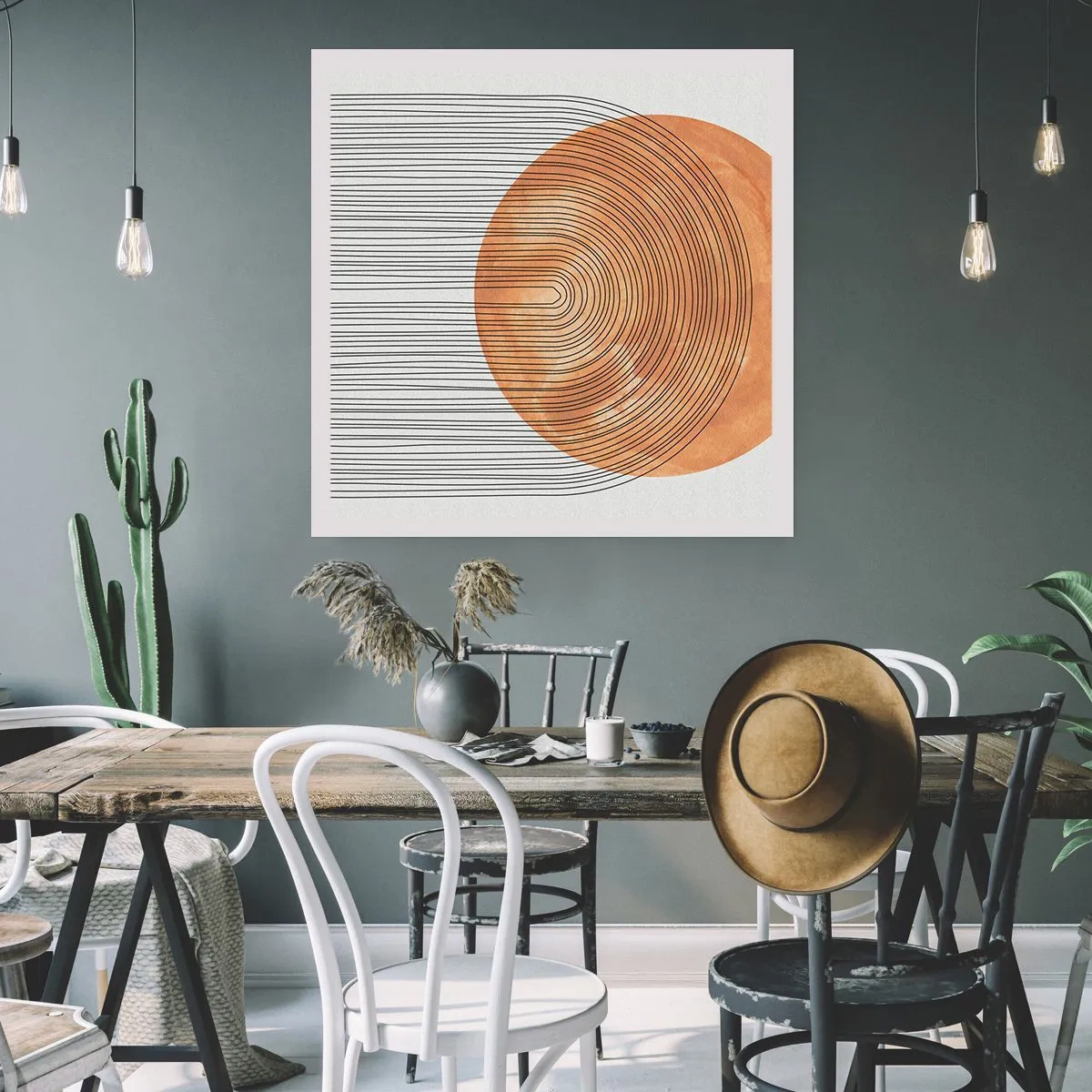 Poster - Compoziția solară - 60x60 cm