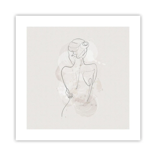 Poster - Ca un instrument sensibil - 40x40 cm