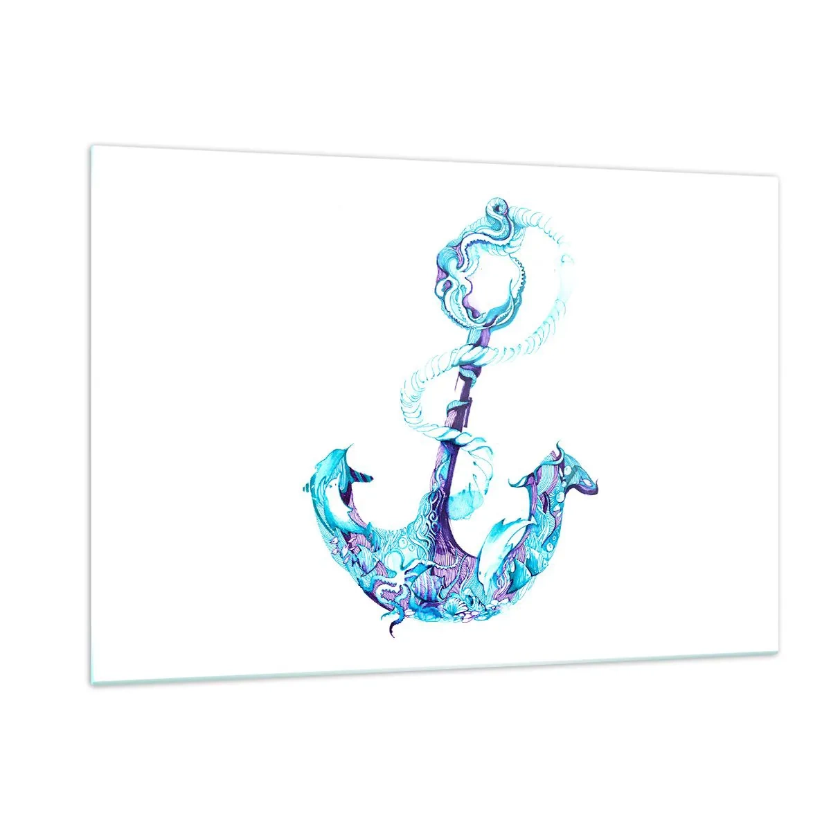 Tablou pe sticlă - Confidenta secretelor mării - 120x80 cm