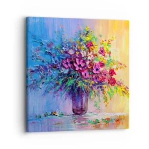 Tablou pe pânză - Darul unei pajiști de vară - 30x30 cm