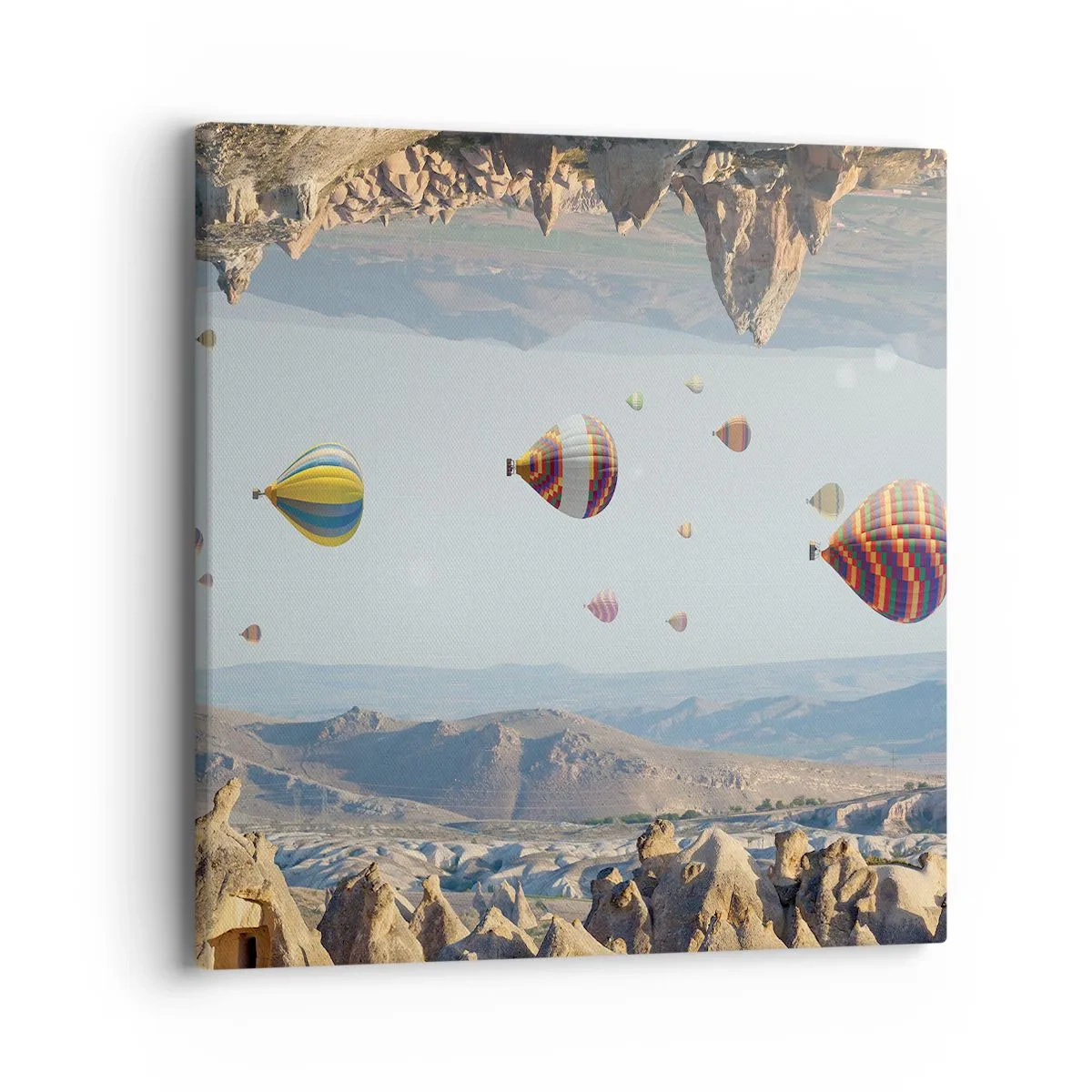 Tablou pe pânză - Orice este posibil aici - 40x40 cm