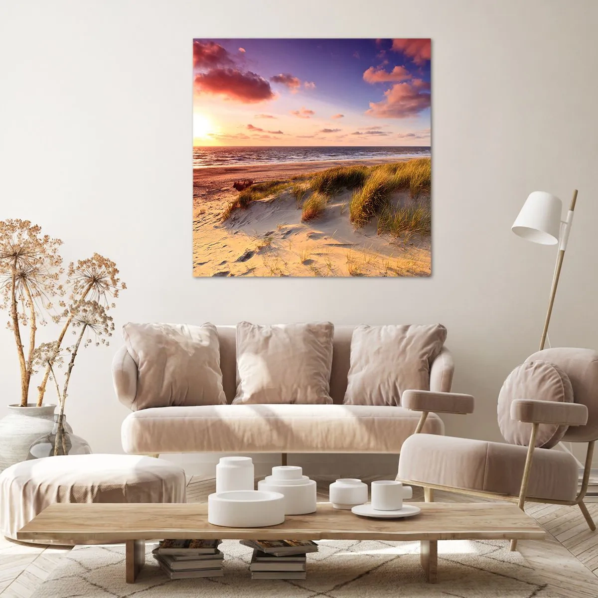 Tablou pe pânză - Deja aerul de vară miroase - 60x60 cm