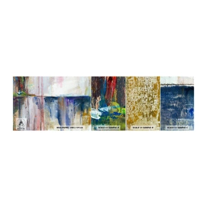 Mostră tapet autocolant Deluxe Sticker - Impresii și asociații colorate - Abstracția, Bucată, Pictura - 100x30 cm