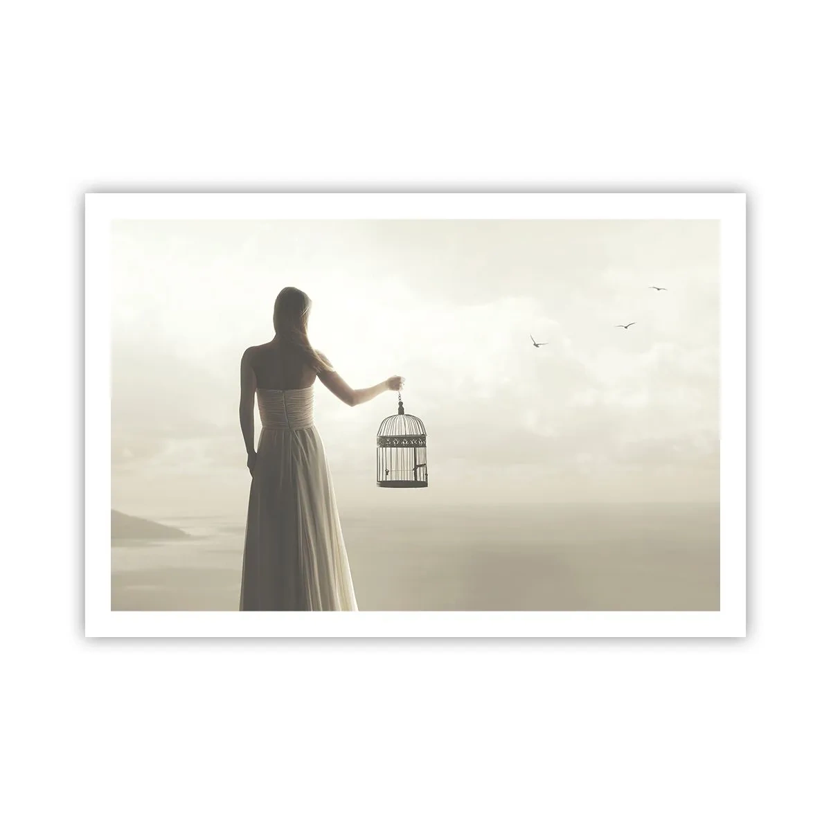 Poster - Fii liberă - 91x61 cm