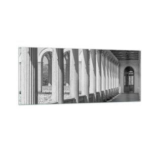 Tablou pe sticlă - Arcadă însorită - 100x40 cm