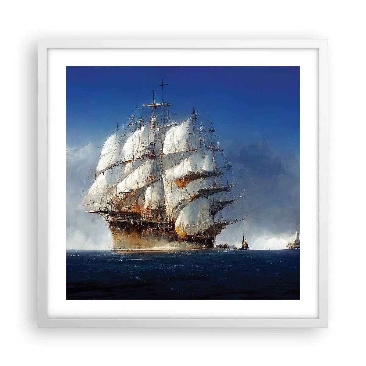 Poster în ramă albă - The great glory! - 50x50 cm