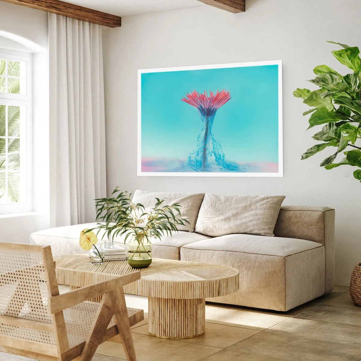 Poster - Într-o unduire revigorantă - 100x70 cm