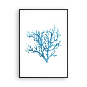 Poster în ramă neagră - Filigranul marin - 70x100 cm