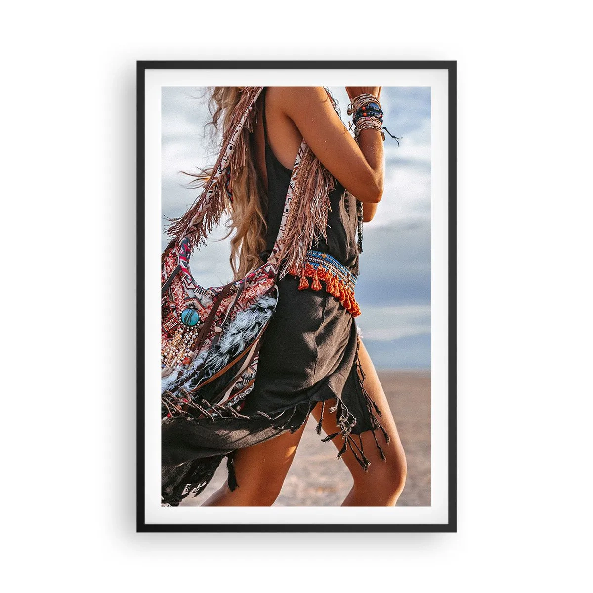 Poster în ramă neagră - Iubita șamanului - 61x91 cm