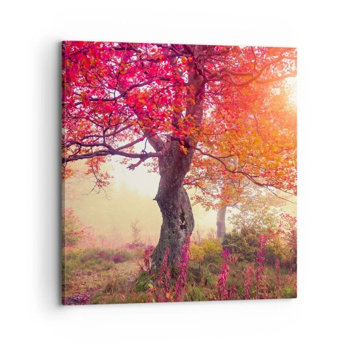 Tablou pe pânză - O frenezie de înflorire - 70x70 cm