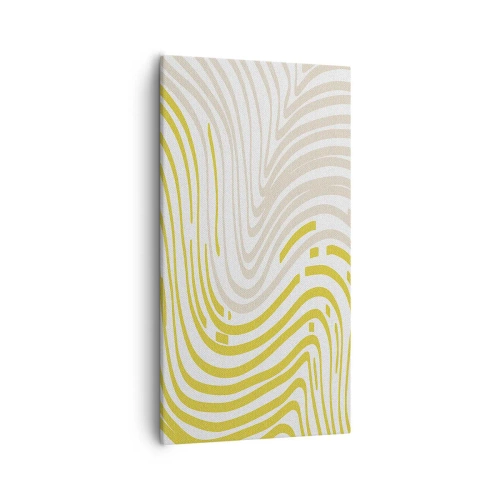 Tablou pe pânză - Compoziție cu cambrare ușoară - 55x100 cm