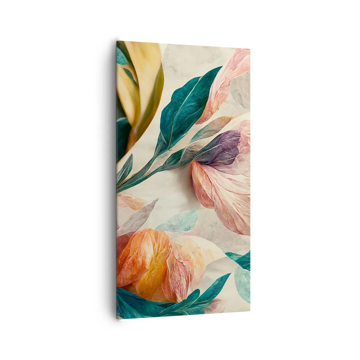 Tablou pe pânză - Flori din insulele sudice - 65x120 cm