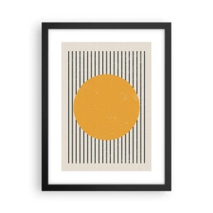 Poster în ramă neagră - Puterea simplității - 30x40 cm