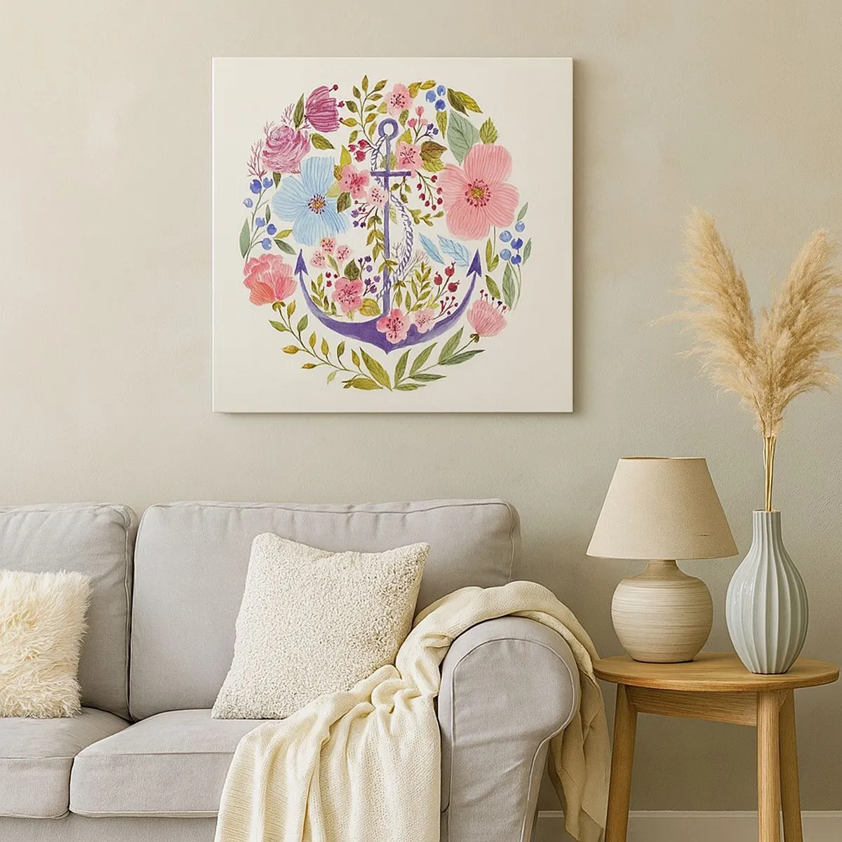 Tablou pe pânză - Somnul bun al marinarului - 30x30 cm