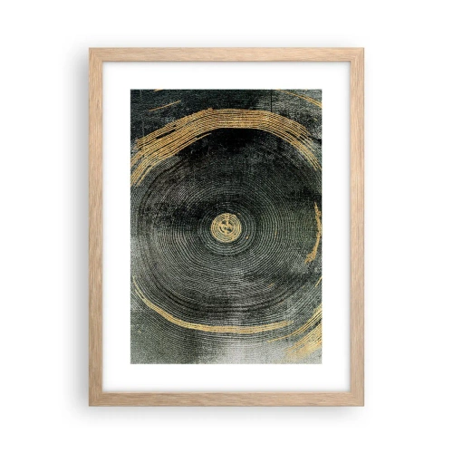 Poster în ramă de stejar deschis - Schimbare și persistență - 30x40 cm