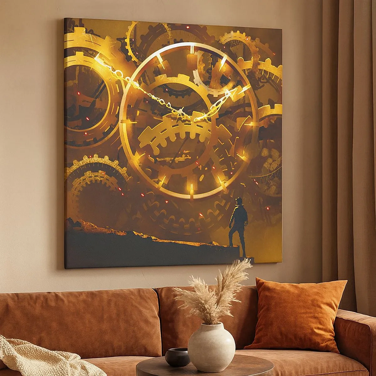 Tablou pe pânză - La sursa timpului - 30x30 cm